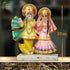 Multicolored Marble Radha Krishna - The Earth Store - God Statue